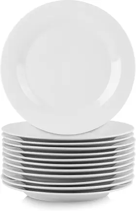 10 Strawberry Street 781147934747 7.5 Inch Catering Round Salad/dessert Salad Plate White