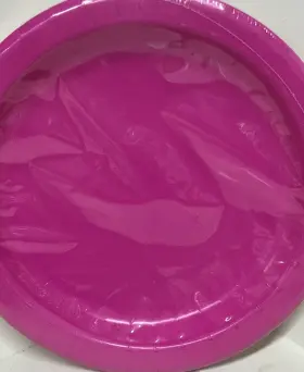 33735 321 Party Neon Pink 8.5in Paper Plates 16 Count