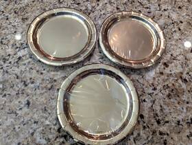 321 Party 35934 Gold Plates 6-3/4 Inch Paper Dessert Tableware 24 Ct Birthday