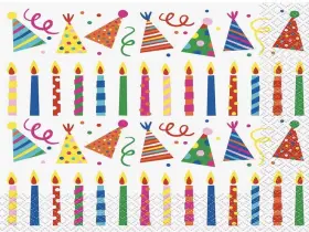 53802 321 Party Cheery Birthday Luncheon Napkins 16 Ct