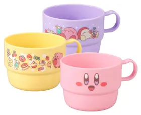 497082512093 Osk 3 Cups Set Kirbys Dream Land Stacking Count Pack Of 1 Assorted
