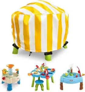 Ssz-87 Aacabo Kids Water Table Cover Little Tikes Spiralinft Seas Waterpark Play Yellow