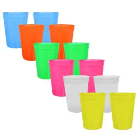 Aakron 089045002934 Nite Glow 12 Oz. Stadium Cups - Glows In The Dark Durable Perfect For Outdo