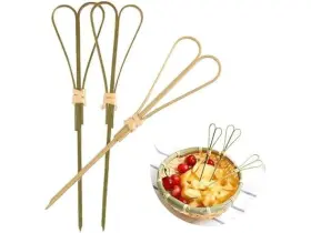 Absok 779640819043 200 Pcs Cocktail Sticks Toothpicks Light Green
