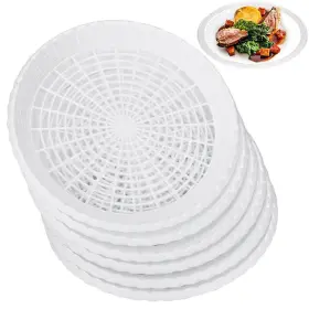 Accencyc 774034560693 6 Pack Paper Plate Holder 9 Inch Plastic Holders Reusable Holde