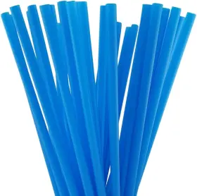 Admiring 313025147118 10 Inch Plastic Drinking Straw 250 Pcs X 0.28 Blue