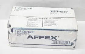 Af1012000 Affex Lot Of 1000 Med Plastic Forks White Bulk Pack Genuine Oem