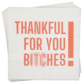Aisosiks 755496053732 Friendsgiving Napkins For Girly Decorations 50 Packs Thanksgivi