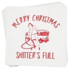 Aisosiks 798107185538 Merry Christmas Full Napkins Holiday National V