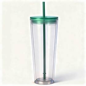 Alohastarttg Gl-112 24oz Tumbler With Lid And Straw Leak Proof 24 Ounces Green