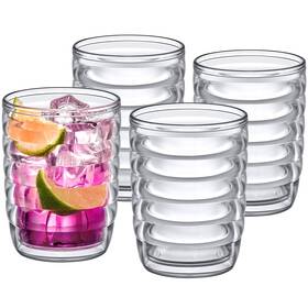 Amazing Abby Aa-0647 - Arctic 16-ounce Insulated Plastic Tumblers 16 Oz All-clear