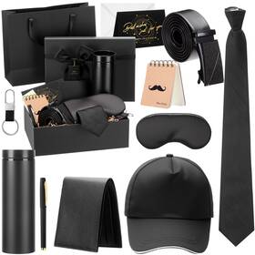 Amazingspark Hos-amazingspark-0241 12 Pcs Birthday Gifts Baskets For Men About 16 Oz Black
