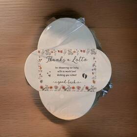 Amazingspark X004nk0l1z Baby Shower Thank You Lotto 50 Pack For Guest Bags