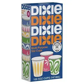 15964 Amazonus/geogj Multi-purpose 5 Oz Paper Cups Box Of 100 Colors/styles Vary