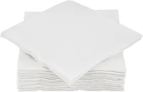 3652 Amcrate Big Party Pack 40 Count White Dinner Napkins Tableware- Ideal For Wedding