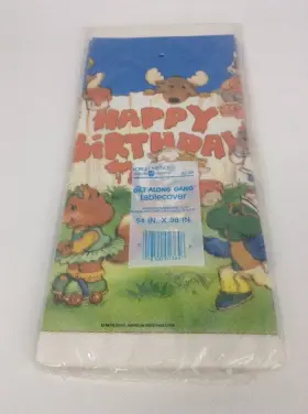 American Greetings 018100013646 The Get Along Gang Happy Birthday Tablecover 1984 Vintage New