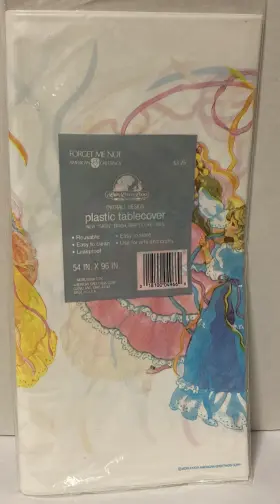 American Greetings 018100049669 New Vintage 1987 Lady Lovely Locks Birthday Party Plastic Table Cover 54 Inch X 96