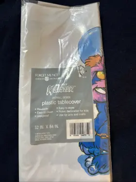 American Greetings 018100050719 Vtg My Pet Monster Party Table Cloth Vintage Birthday