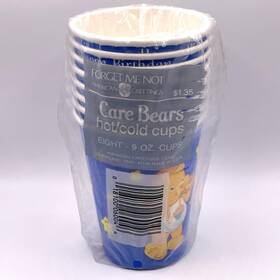 American Greetings 018100060046 Vintage Care Bears Paper Party Cups 8 Count 9 Fl Oz