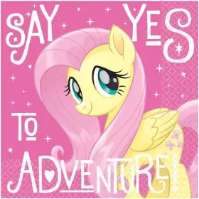 5009464 American Greetings My Little Pony Friendship Adventures Pink 16-count Paper Lunch Napkins