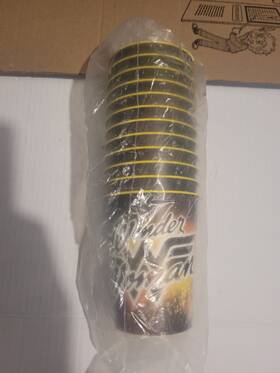 American Greetings 5937714 Wonder Woman 16oz Plastic Cup Sleeve 12 Collectible Keepsake Party Favor New