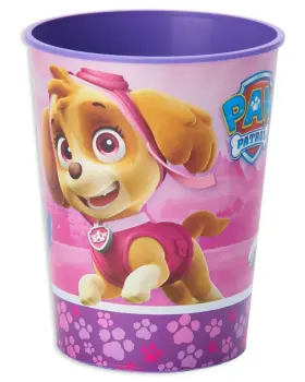 5951840 American Greetings Paw Patrol Party Supplies Pink Plastic Cups 12-count