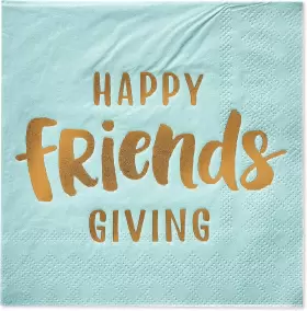 6820133 American Greetings 50-count 5 Inch X Beverage Napkins