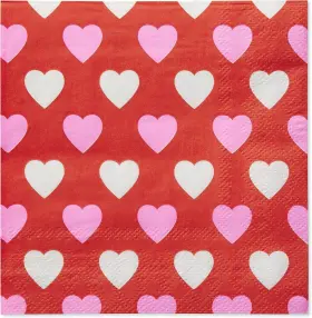 6934632 American Greetings 50-count Valentines Day Party Medium Paper Napkins