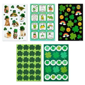 6987421 American Greetings 424-count St. Patricks Day Stickers For Kids Shamrocks