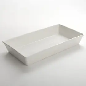 Por17 American Metalcraft 704339900580 Porcelain Bowl Rectangular 17-3/4 Inch Length 9-3/4 Width 4-1/8 Heigh