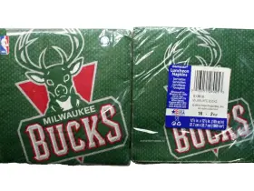 Amscan 013051280253 Milwaukee Bucks - Nba Luncheon Napkins Party Supplies 2 Pack