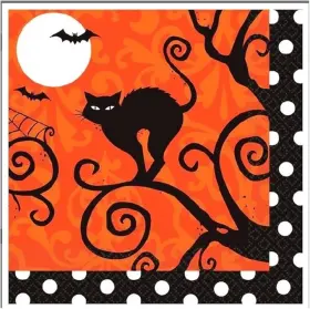 Amscan 013051372385 Frightfully Fancy Beverage Napkins