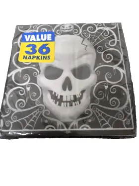 Amscan 013051372521 Fright Night Lunch Napkins 36 Pack