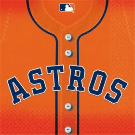 Amscan 013051426361 Houston Astros Luncheon Napkins Baseball Party Supplies Official 2 Ply 36 Ct