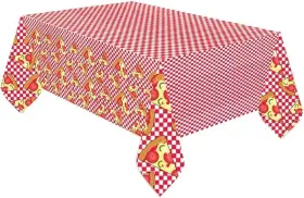 Amscan 013051838645 Pizza Party Paper Table Cover - 54 Inch X 96 1 Pc Multi-color