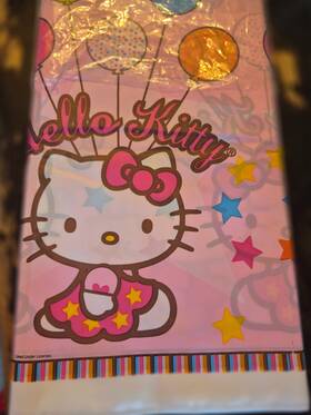 Amscan 048419831778 Hello Kitty Balloon Dream 579303 Plastic Table Cover New Party Birthday Decor
