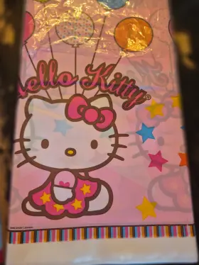 579303 Amscan 048419831778 Hello Kitty Balloon Dream Plastic Table Cover New Party Birthday Decor
