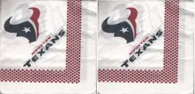 Amscan 094131132068 2-set Houston Texans Napkins Nfl Football Party Tailgating Paper 2-ply New