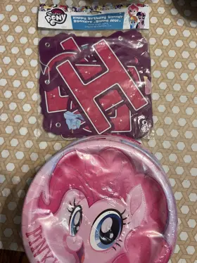18098 Amscan My Little Pony Movie Dessert Cake Plates Birthday Party And Banner Supplies