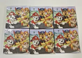Amscan 192937099889 Paw Patrol Adventures Luncheon Napkins 16ct Multicolored Party Table Accessory
