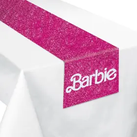 Amscan 192937405673 Malibu Barbie Table Runner 1 Party Glam Pink Cake Birthday Decorations
