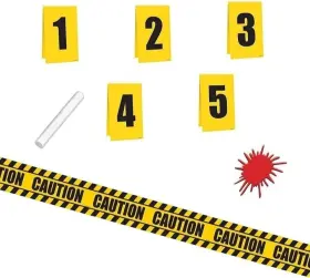 242266 Amscan Crime Scene Decorating Kit - 13 Inch X7 Pack Of 10 Unleash Your Inner