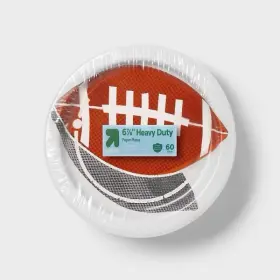 359351 Amscan Football Fun 9 Inch Plates Paper 8 Per Pack Tableware Supplies