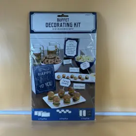 412109 Amscan Buffet Decorating Kit Birthday Game Day Or Any Party New Masculine Style