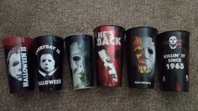 420222 Amscan Halloween Michael Myers Party Drinking Cups Lot