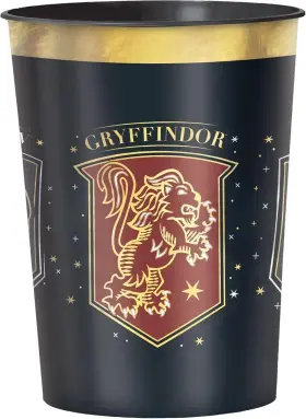 422858 Amscan Harry Potter Hogwarts United Metallic Plastic Party Favor Cup - 16
