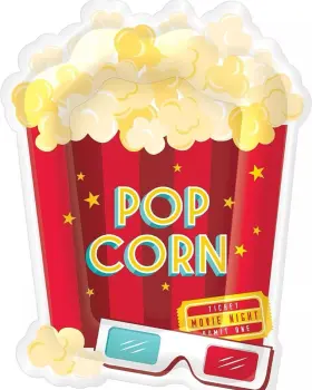 431367 Amscan Movie Night Hollywood Prom Theme Party Bulk 10.5 Inch Paper Shaped Banquet Plates