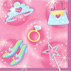 509754 Amscan Bulk Lot 20 Pkgs Princess Birthday Party Napkins Beverage Perfect For Reseller