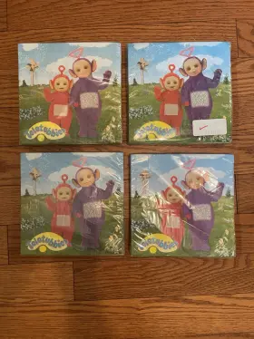 51076 Amscan Four New In Package 1999 Teletubbies Dessert Napkins Party Supplies