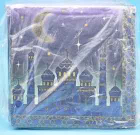 511962 Amscan Eid Celebration Napkins / 12 Individual Packs 16 Per Pack